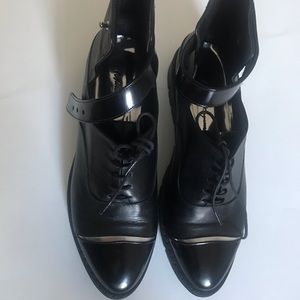 Black Handmade designer leather shoe